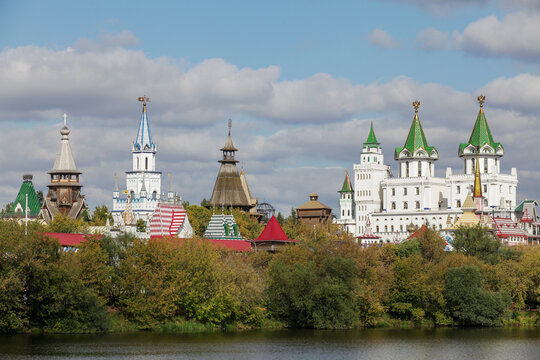 View of Izmailovsky Kremlin, Moscow, Russia