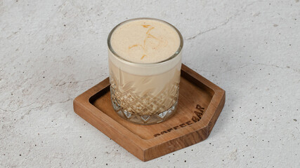 Coffee glass isolated