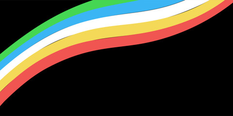 Disability Pride Month background illustration with copy space