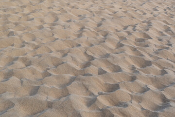 Close-Up of Textured Sand Patterns, Mesquite Flat Sand Dunes, Death Valley National Park