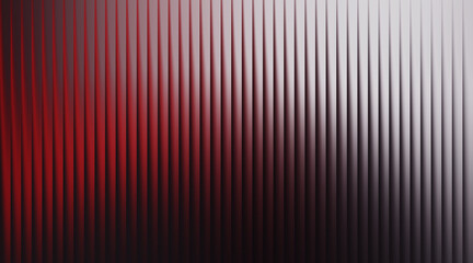 Abstract Vertical Ribbed Texture with Red Gradient and Silver- Gray Tones background