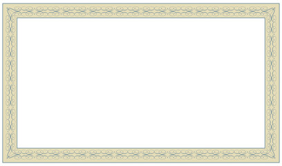Elegant ornate decorative border frame with subtle floral motifs