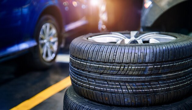 close up tyre or tire thread for automobile industry sales and mechanic car wheel repair or service for vehicle safety and product purchase engineering and mechanical services for vehicle owner