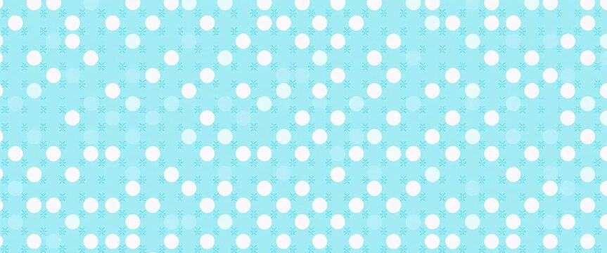 Seamless vector pattern of abstract pastel sea blue polka dots on a matching background, polka dot, background
