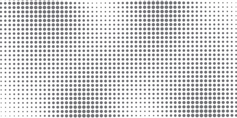 Black polka dots seamless pattern on white background. modern vector