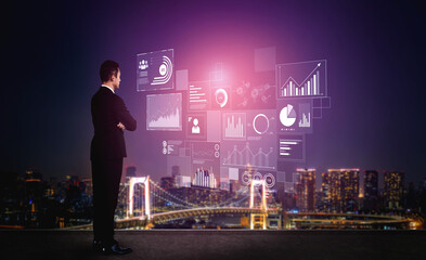 Data insights, charts, and analytics help visualize performance. Data drives strategy, analytics enhances growth, and data improves business outcomes through analytics. Vouch