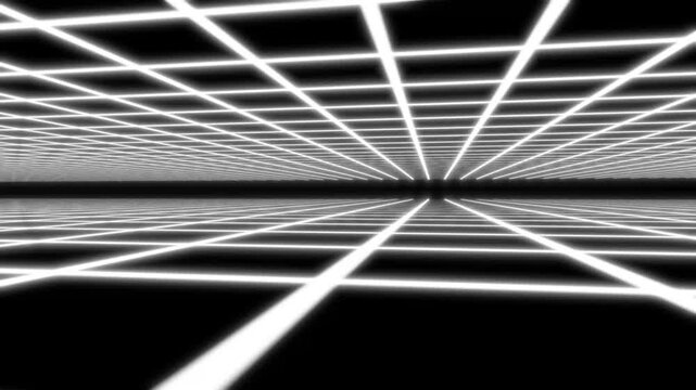 Abstract Digital Liminal Space Corridor