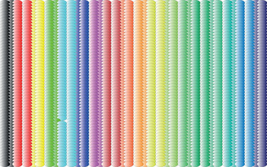 colored pencils background. Vector illustration.