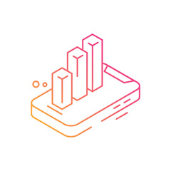 Mobile Analysis vector icon
