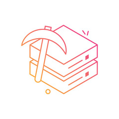 Data Mining vector icon