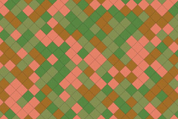 Abstract geometric background with intersecting lines and colored squares design element