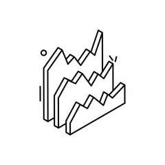 Area Chart vector icon