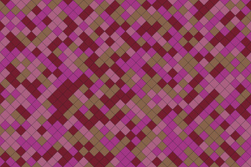 Abstract geometric pattern with colorful rhombus shapes creates modern design