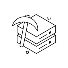 Data Mining vector icon