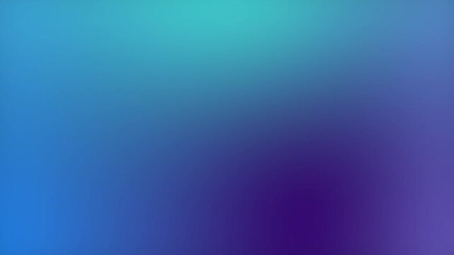 Gradient loop background. Moving banner with changing shades, flashes and highlights of blue. Colorful design element for website. Abstract graphic animated footage