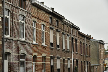 L'architecture des vieilles maisons traditionnelles dans le quartier Saint-Jacques à Nivelles (Brabant Wallon)