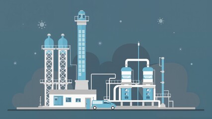 industry  factory power plant