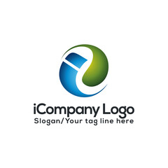 ircular Letter I Yin Yang Logo – Balance, Harmony, and Modern Symbol Design