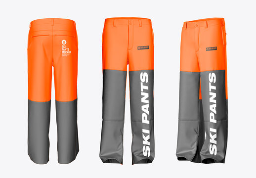 Ski Pants Mockup