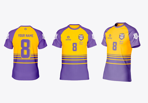 Men's Soccer Jersey Mockup