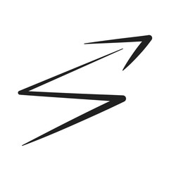 Hand drawn vector doodle arrow