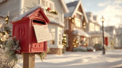 Festive Mailbox Magic — A Cozy Christmas Morning