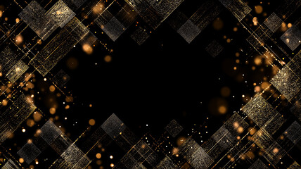 お正月・パーティー向けの豪華な和風背景：光と輝きのエレガントなパターン