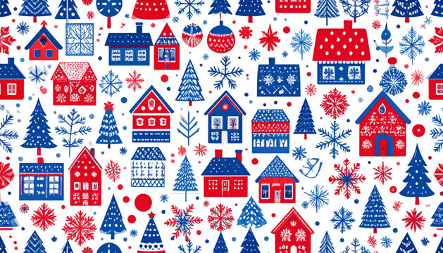 Seamless Patterns with Hand-drawn Elements