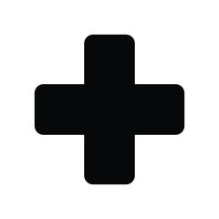 Medical Cross Logo. Health Care and Hospital Symbol