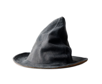 Black hat with a pointed top