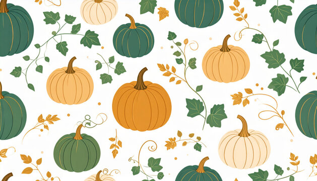 Seamless Patterns with Hand-drawn Elements