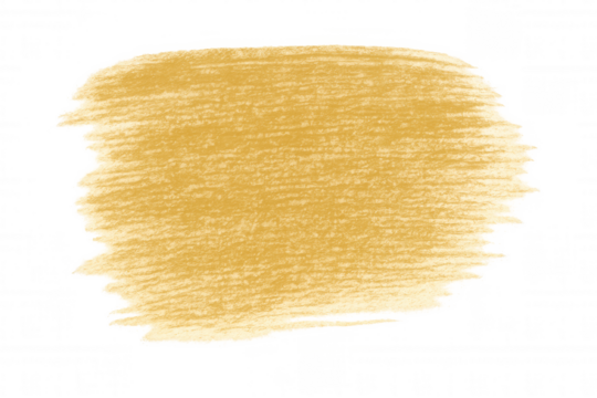 Yellow golden crayon texture streak, hand drawn artistic smudge stroke. Artistic element on a transparent background - Powered by Adobe