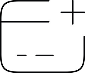 Vector art of battery icon, vector illustration