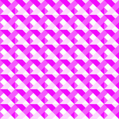 Pink and White Geometric Seamless Pattern
Repeating pattern with pink and light pink interlocking shapes forming a modern weave design. Perfect for textiles, stationery, or backgrounds.