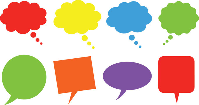 Colorful and Diverse Speech Bubbles for Creative Communication