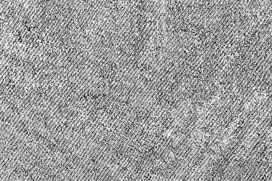 Seamless distressed denim texture overlay on a transparent background - Powered by Adobe