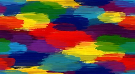 Fototapeta premium Colorful Abstract Artistic Brush Strokes with Rainbow Paints Texture, and Modern Graphic Background.