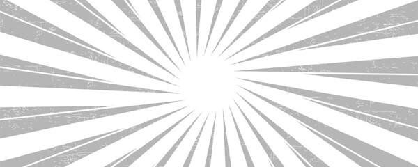 Ray sun light. Sunburst background. Radial circle line. Pattern starburst. Comic beam lines. Sun effect rays. Abstract firework. Concentration stripe. Cartoons