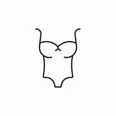 woman nightgown icon sign vector