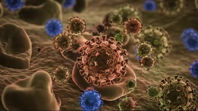 Viral Host Jump and Cross-Species Adaptation Timelapse