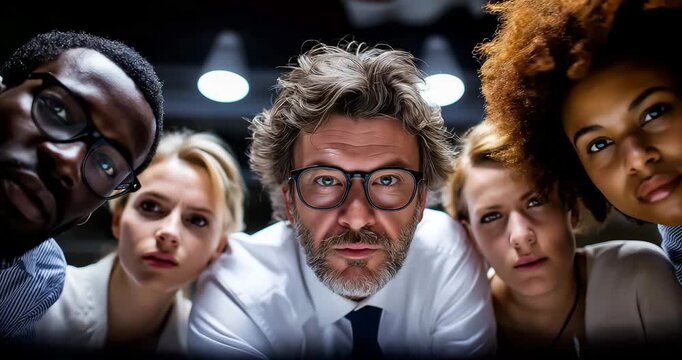 Diverse Tech Support Team Leading Video Conference - Powered by Adobe