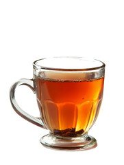 A warm cup of tea with star anise, perfect for a cozy moment.