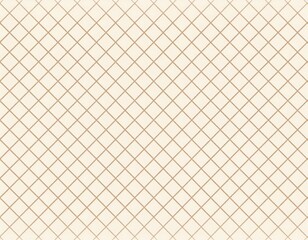 Naklejka premium Abstract Geometric Pattern of Beige Lines on Cream Background