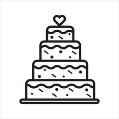 Wedding Cake Icon