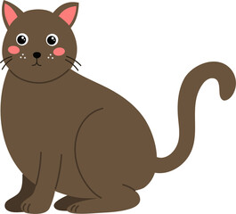 cute cat illustration