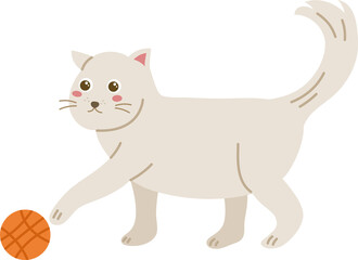 cute cat illustration