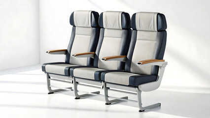 Comfortable Airplane Seats Ready for Passengers