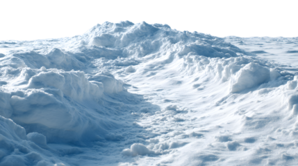 Textured snowdrift with dramatic shadows and sunlight, ideal for winter scenes and outdoor adventure visuals