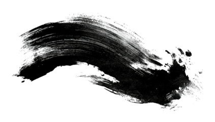 Abstract brushstroke design