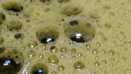 Matcha Foam Macro Series